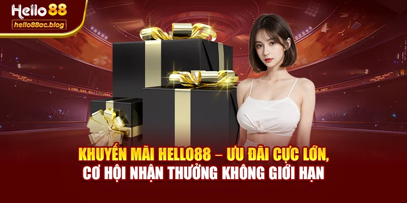 Khuyến mãi Hello88 – Ưu đãi cực lớn, cơ hội nhận thưởng không giới hạn