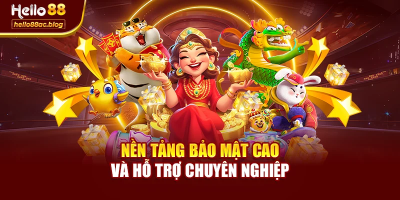 Nền tảng bảo mật cao và hỗ trợ chuyên nghiệp